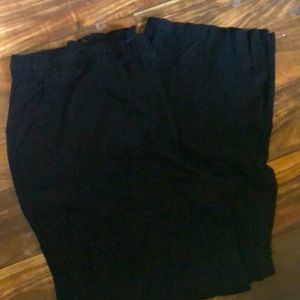 Wide leg linen pants